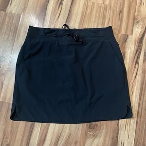 Athleta Womens Midtown Skort Skirt Sz 6 Black Golf Tennis